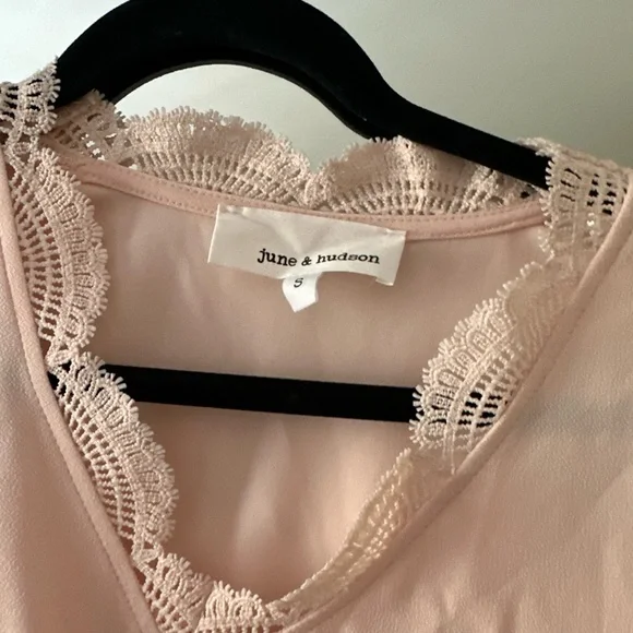 June&Hudson Pink Peach Blouse - Picture 2 of 6
